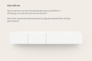 TV-meubel, RAAT, Halm 200, Wit
